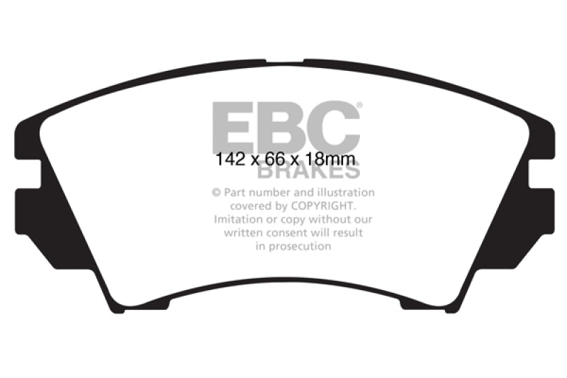 EBC GreenStuff Front Brake Pads - DP62014