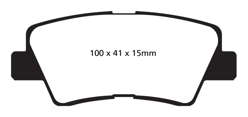 EBC GreenStuff Rear Brake Pads - DP22031 EBC