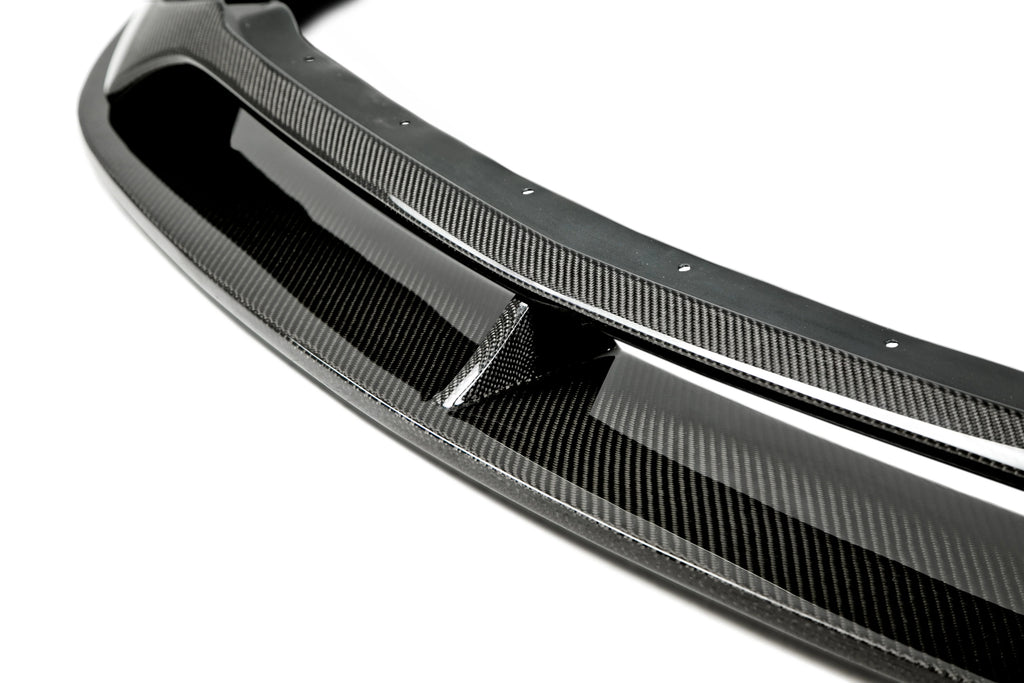 Anderson Composites 2018 - 2023 Ford Mustang Type-AR Carbon Fiber Front Chin Splitter (Pp1) - AC-FL18FDMU-AR