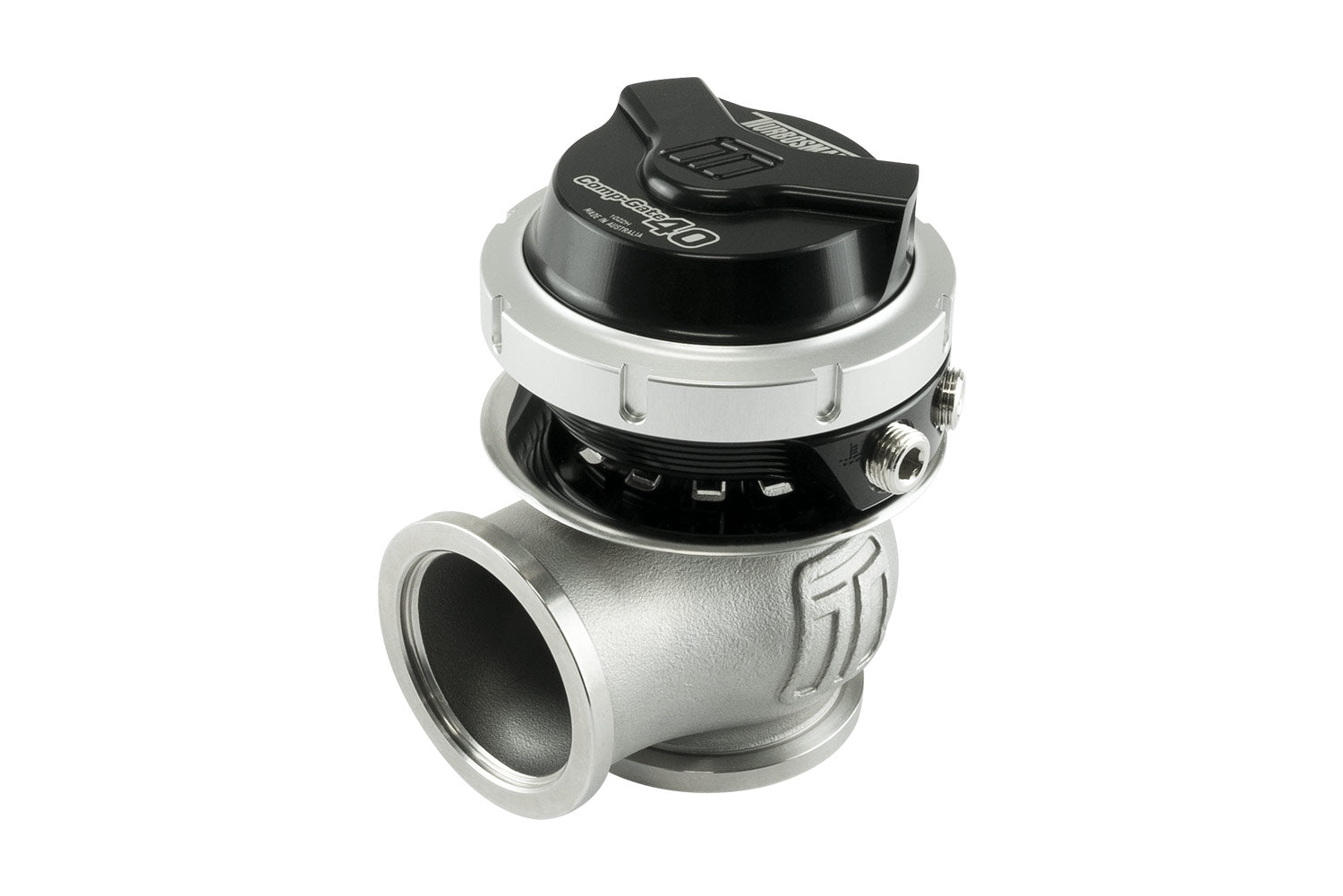 Turbosmart GenV CompGate40 14psi External Wastegate (Black) - TS-0552-1012 Turbosmart