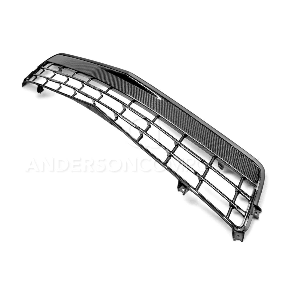 Anderson Composites 14-15 Chevrolet Camaro Carbon Fiber Front Lower Grille - AC-LG14CHCAM