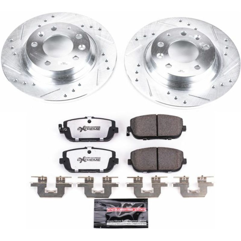 Power Stop 06-15 Mazda MX-5 Miata Rear Z26 Street Warrior Brake Kit PowerStop