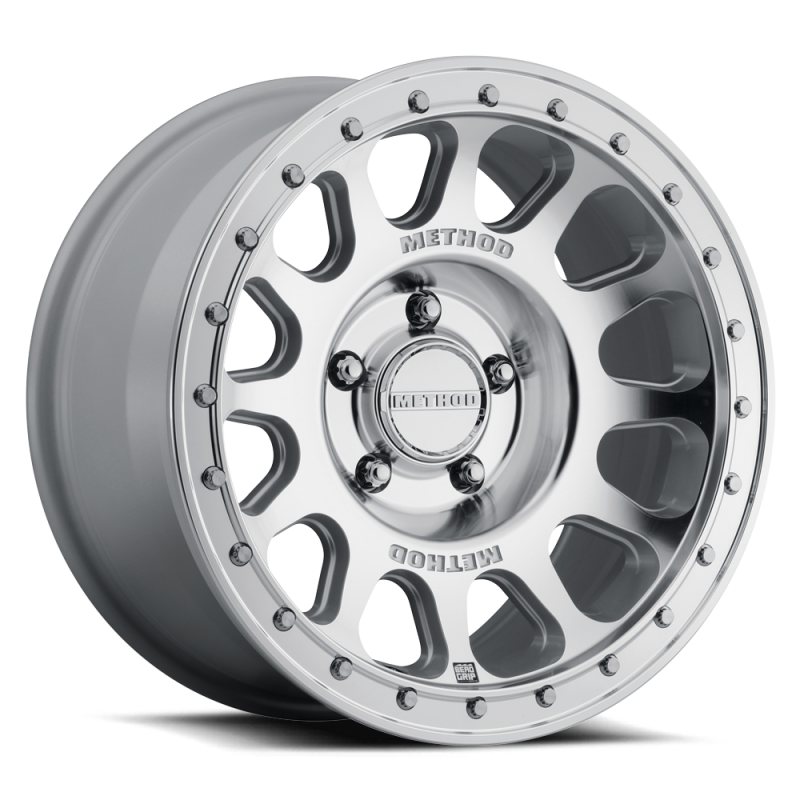 Method MR709 HD Bead Grip 18x9in / ET12 / 5x150 BP / 110.50mm Bore - Machined Clear Coat Wheel