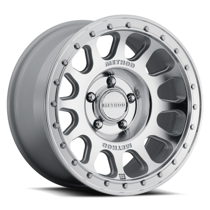 Method MR709 HD Bead Grip 18x9in / ET12 / 5x150 BP / 110.50mm Bore - Machined Clear Coat Wheel