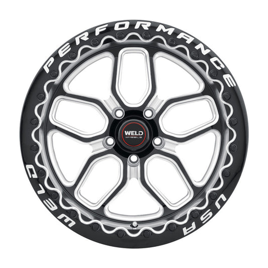 Weld 17x10 Laguna Beadlock 5x115 ET00 BS 5.5 Gloss Black 78.1
