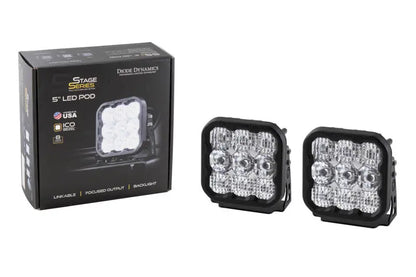 Diode Dynamics SS5 LED Pod Sport - White Combo (Pair) Diode Dynamics