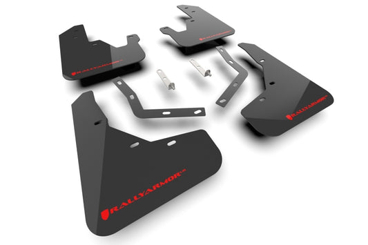 Rally Armor 23-26 Honda CR-V Black Mud Flap - Red Logo