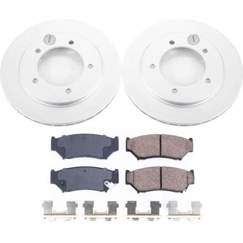 Power Stop 00-04 Chevrolet Tracker Front Z17 Evolution Geomet Coated Brake Kit PowerStop
