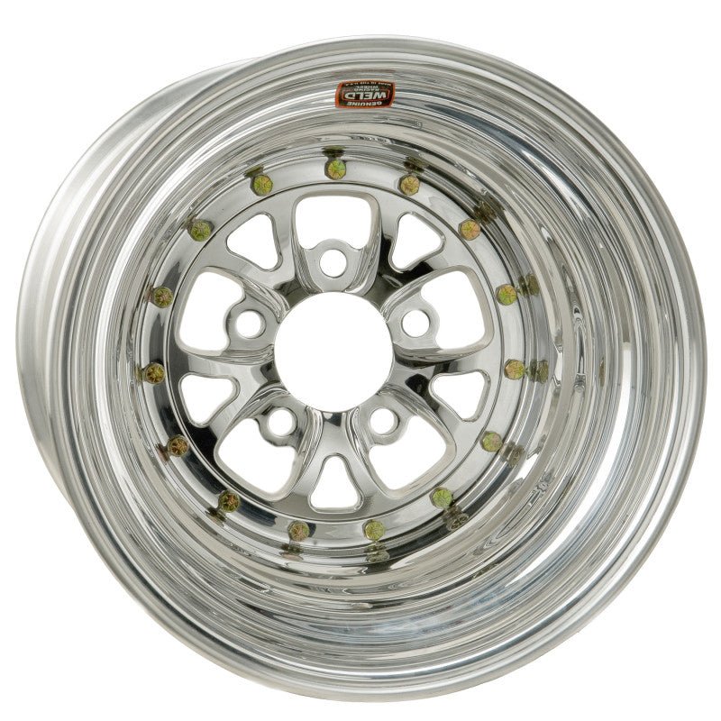 Weld Alumastar 2.0 15x10 / 5x4.5 BP / 6in. BS Polished Wheel - Non-Beadlock