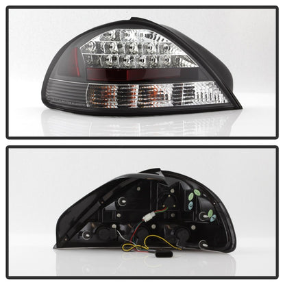 Spyder Pontiac Grand AM 99-05 LED Tail Lights Black ALT-YD-PGAM99-LED-BK SPYDER