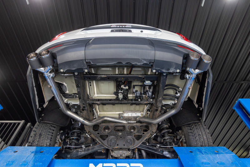MBRP 21-24 Chevrolet Surburban XL 5.3L 3in T304 SS 2.5in Dual Split Carbon Fiber Cat-back MBRP