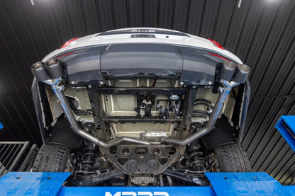 MBRP 21-24 Chevrolet Surburban XL 5.3L 3in T304 SS 2.5in Dual Split Carbon Fiber Cat-back MBRP
