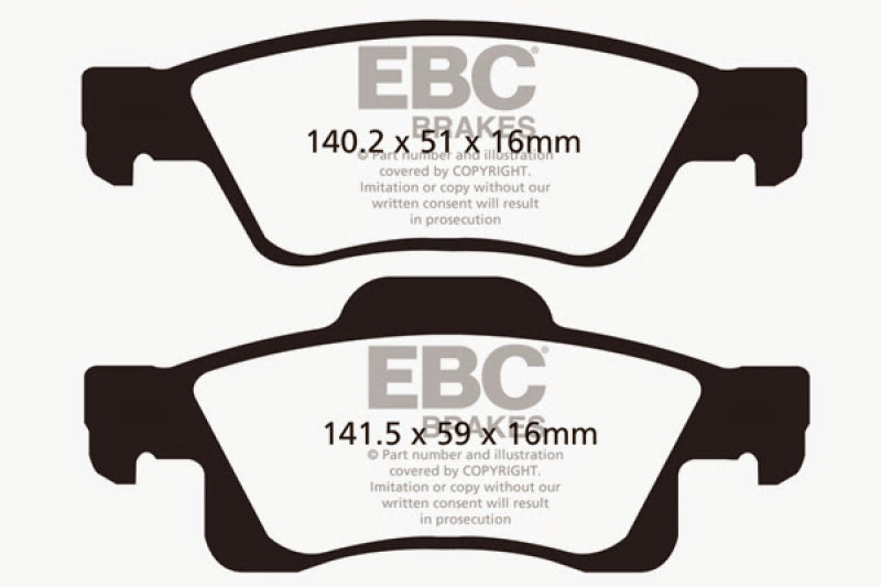 EBC BlueStuff Brake Pads - DP51872NDX EBC