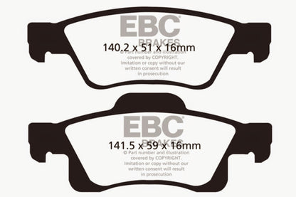 EBC BlueStuff Brake Pads - DP51872NDX EBC