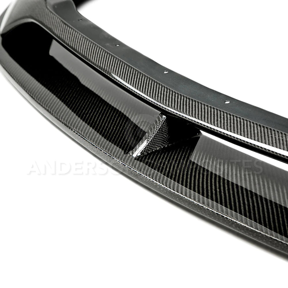 Anderson Composites 15-17 Mustang Carbon Fiber AR Front Chin Splitter AC-FL15FDMU-AR