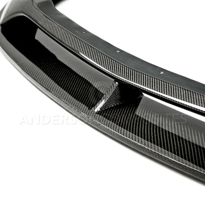 Anderson Composites 15-17 Mustang Carbon Fiber AR Front Chin Splitter AC-FL15FDMU-AR