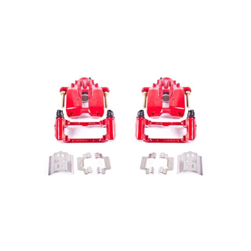 Power Stop 04-05 Cadillac XLR Rear Red Calipers w/Brackets - Pair PowerStop