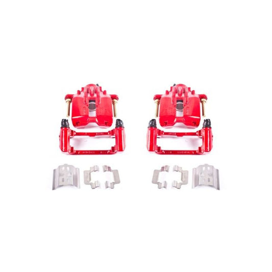 Power Stop 04-05 Cadillac XLR Rear Red Calipers w/Brackets - Pair PowerStop