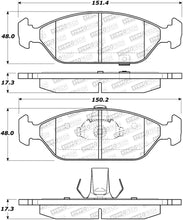 Load image into Gallery viewer, StopTech Premium Ceramic Brake Pads - 308.09250