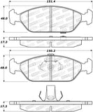 StopTech Premium Ceramic Brake Pads - 308.09250