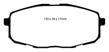 Load image into Gallery viewer, EBC YellowStuff Front Brake Pads - DP41562R