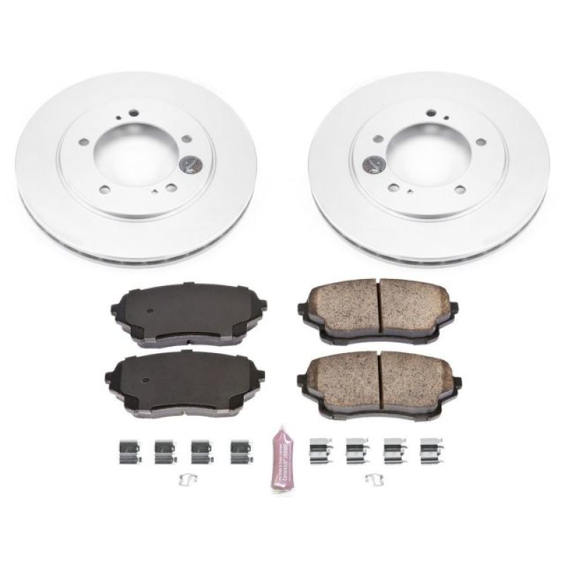 Power Stop 04-06 Suzuki XL-7 Front Z17 Evolution Geomet Coated Brake Kit PowerStop