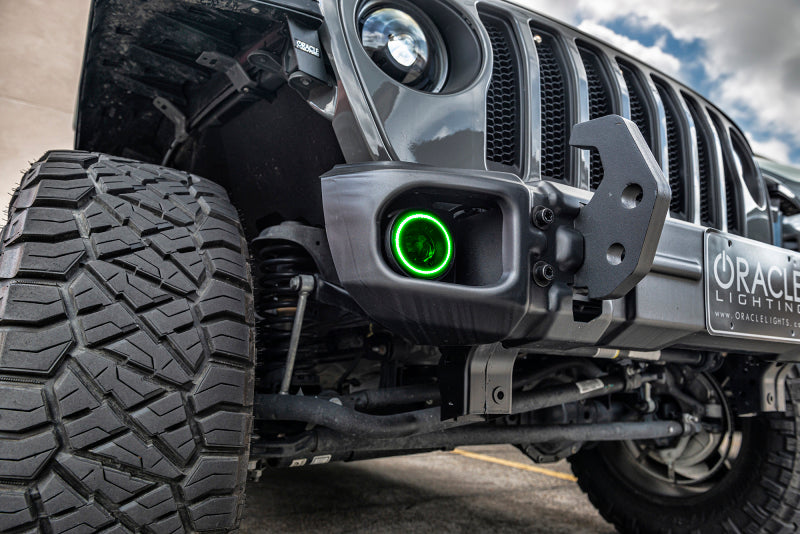 Oracle Jeep Wrangler JK/JL/JT High Performance W LED Fog Lights - ColorSHIFT w/o Controller ORACLE Lighting