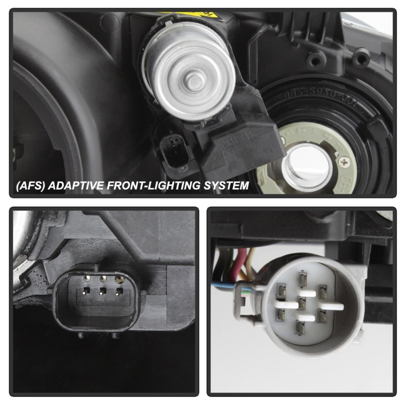 xTune 10-12 Lexus ES350 Driver Side HID/AFS Headlight - OEM Left (PRO-JH-LES10-AFS-OE-L) SPYDER