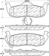 Load image into Gallery viewer, StopTech Street Disc Rear Brake Pads - 305.10870