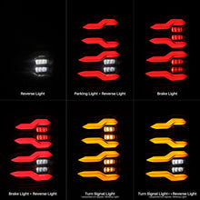 Load image into Gallery viewer, AlphaRex 640004 09-18 Dodge Ram Luxx-Series LED Tail Lights Black w/ Activation Light &amp; Sequential Signal