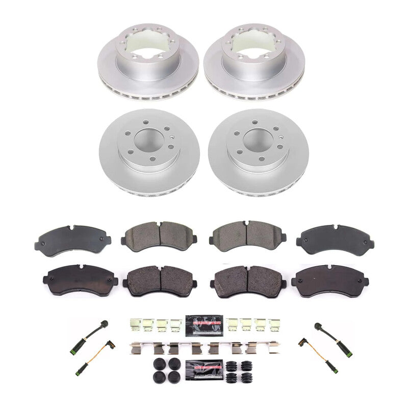 Power Stop 19-20 Mercedes-Benz Sprinter 4500 Rear Z23 Coated Brake Kit PowerStop