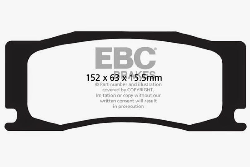 EBC YellowStuff Front Brake Pads - DP42111R