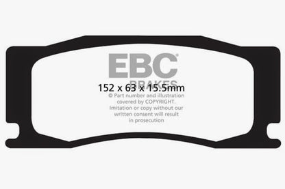 EBC BlueStuff Front Brake Pads - DP52111NDX EBC