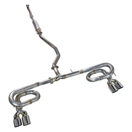 Remark 2022+ Honda Civic Sport Hatchback FL2 (Link Loop) Catback Exhaust Stainless Steel Tip Remark