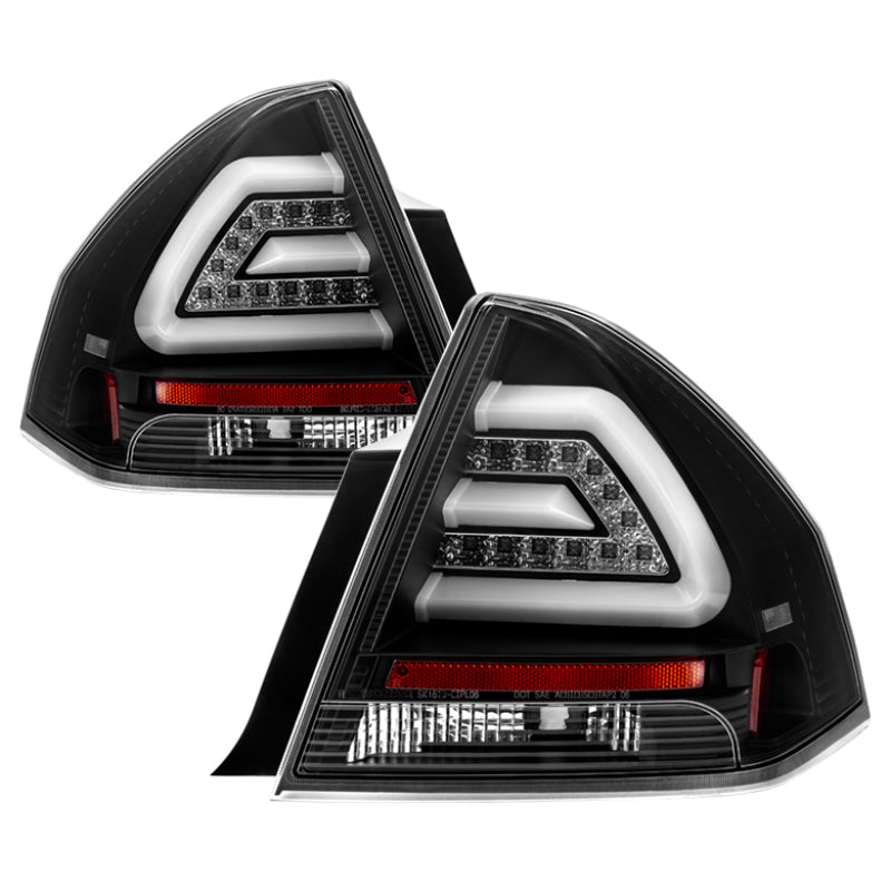 Spyder Chevy Impala 2006-2013 LED Tail Lights Black ALT-YD-CHIP06-LED-BK SPYDER