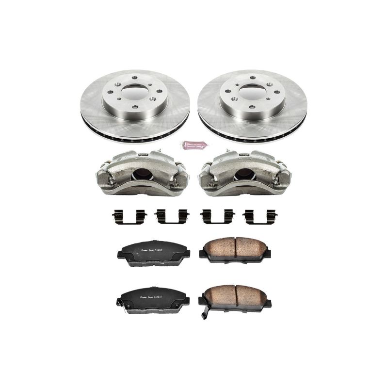 Power Stop 92-96 Honda Prelude Front Autospecialty Brake Kit w/Calipers PowerStop