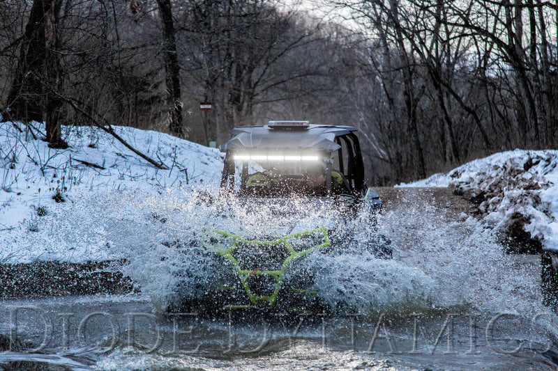 Diode Dynamics 30 In LED Light Bar Single Row Straight Clear Combo Each Stage Series Diode Dynamics