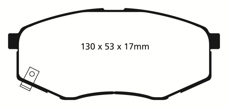EBC GreenStuff Front Brake Pads - DP21866 EBC