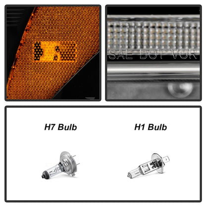 Spyder Signature 20-22 Ford F250/F350 (Halogen) Proj. Headlights - Black (PRO-YD-FS20HALSI-SEQ-BK) SPYDER