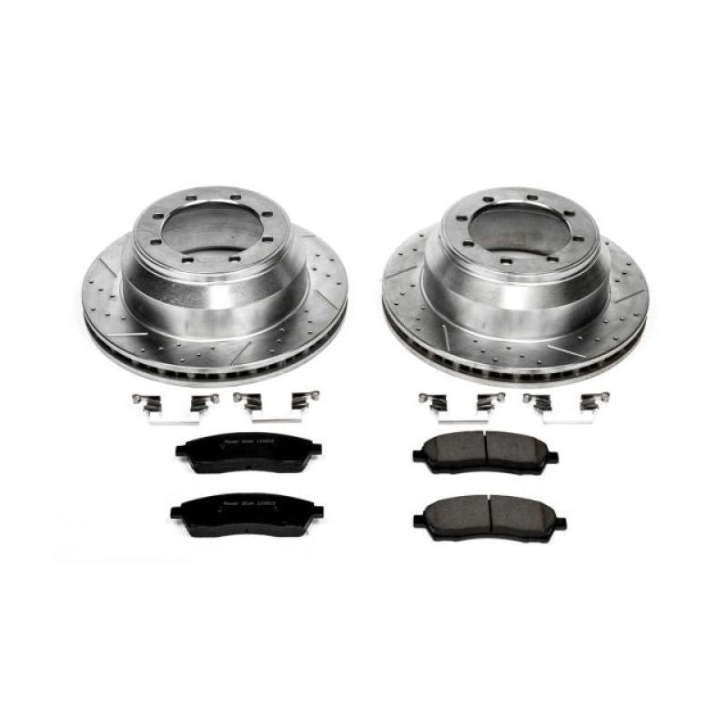 Power Stop 99-04 Ford F-350 Super Duty Rear Z23 Evolution Sport Brake Kit