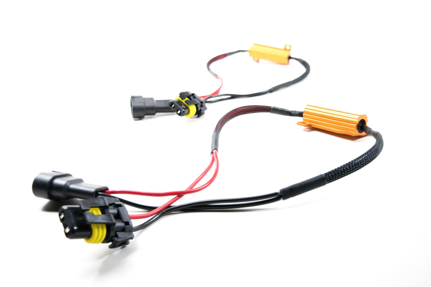 GTR Lighting 9005/9006 50W Resistor T-Harness Set - GTR.H120