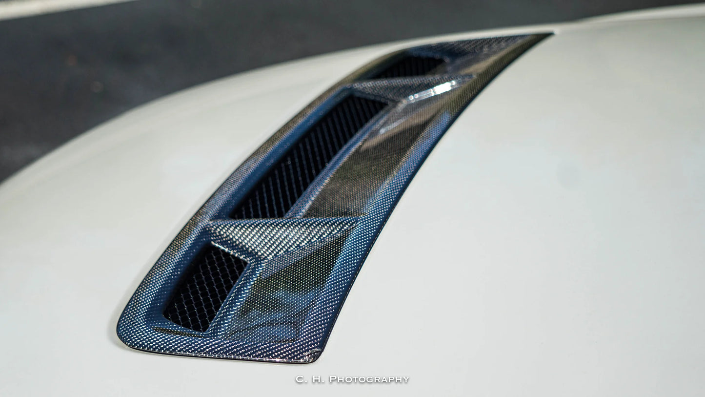 Anderson Composites 10-14 Shelby GT500 Carbon Fiber Hood Vent AC-HV11MU500