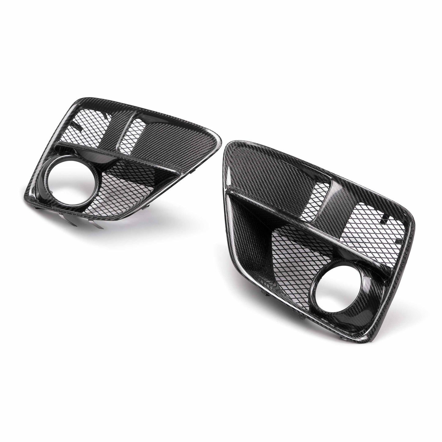 Seibon Carbon Fiber Fog Light Surround For 2015-2017 Subaru WRX/STi - FLS15SBIMP