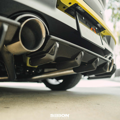 Seibon MB-Style Carbon Fiber Rear Diffuser For 2023-2024 Nissan Z - RD22NSZ-MB