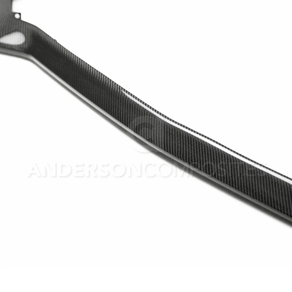 Anderson Composites 2018 - 2023 Ford Mustang Type-OE Carbon Fiber Front Chin Splitter (PP1) - AC-FL18FDMU-AO