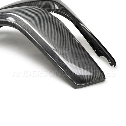 Anderson Composites 2020 - 2023 Jeep Gladiator (JT) Carbon Fiber Front Fender Flares (Pair) - AC-FLR19JPJT-F