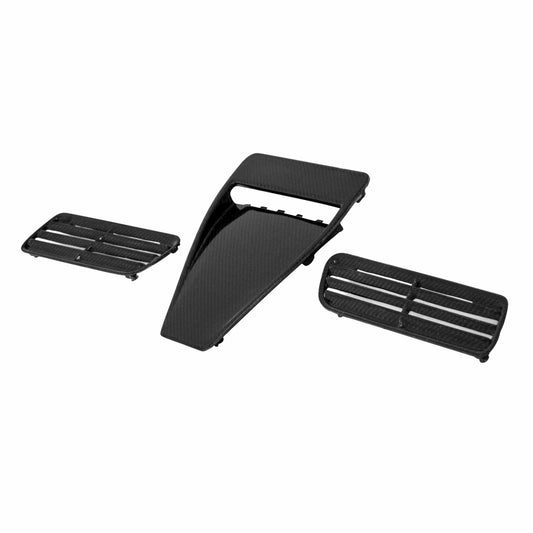 Seibon HDS0809MITEVOX-OE OEM-Style Carbon Fiber Hood Scoop for 2008–2015 Mitsubishi Lancer EVO X