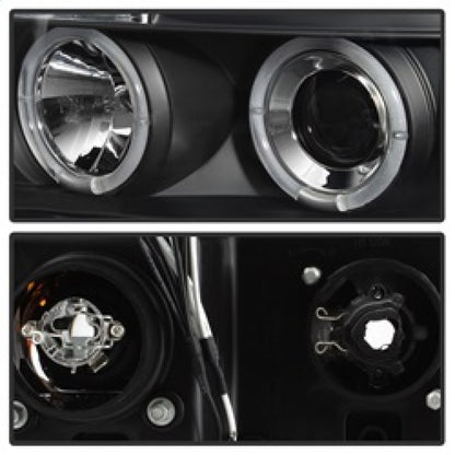 Spyder Toyota Tundra 07-133 Projector Headlights LED Halo LED Blk PRO-YD-TTU07-HL-BK SPYDER