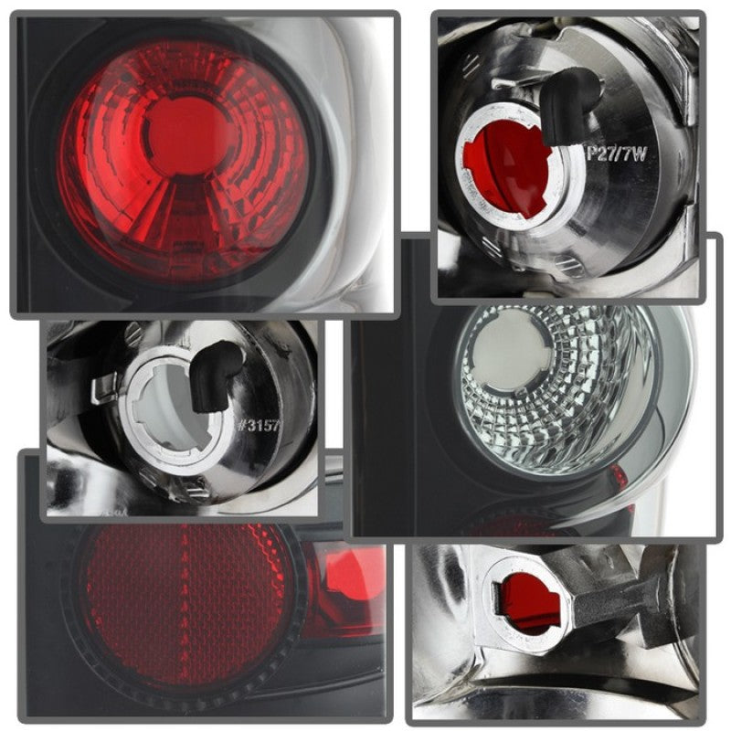 Spyder Chevy Silverado 1500 03-06 (Does Not Fit Stepside)Euro Tail Lights Blk Smke ALT-YD-CS03-BSM SPYDER