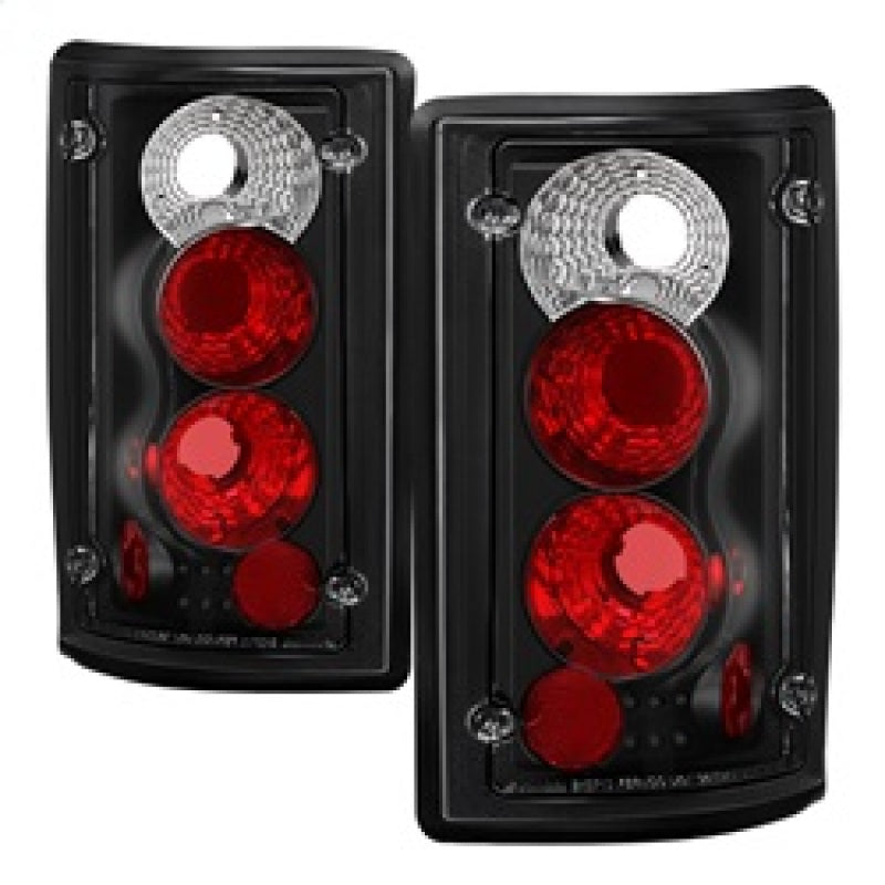 Spyder Ford Excursion 00-06/Econoline 150/250/350/450/550 95-06 Euro Tail Lights Blk ALT-YD-FEC00-BK SPYDER